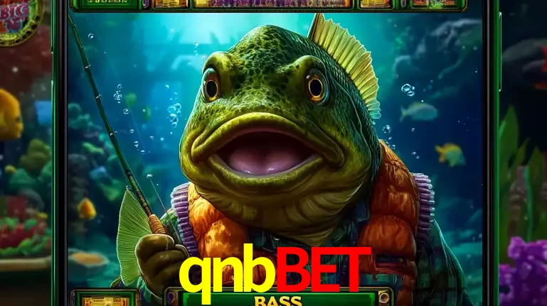 Personagem de peixe pescador do popular jogo de slot com tema de pescaria, uma das emocionantes opções de caça-níqueis para jogar e ganhar no cassino qnbbet.